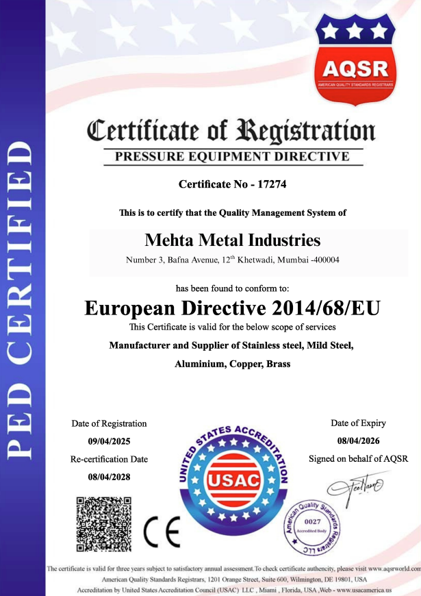 ISO 14001:2015 Certificate